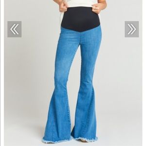Show me your mumu maternity berkeley bell bottoms